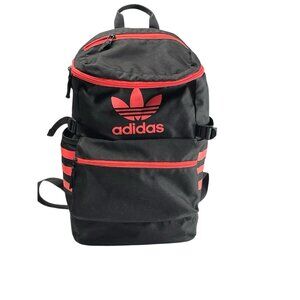 adidas Original Classic Zip Top Backpack Laptop Compatible Bag 3 Stripes Men's